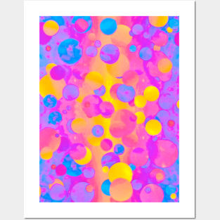 Colorful Bubbly Pattern Posters and Art